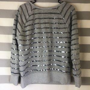 Forever 21 Sequins stripe Sweater